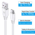 Fast Charging Car Charger Adapter For Motorola Moto G Stylus G Fast G8 G7 Plus Play G6 G6 Plus X4 Z5 Z4 Z3 Play Z2 Force Z Droid Wall Plug Charging Cube Car Phone Charger 2Pack Charging C Cable
