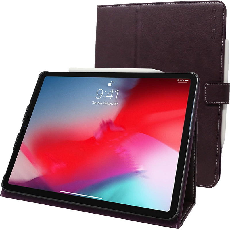 Ipad Pro 12 9 2020 4Th Gen Leather Case Flip Stand Cover Amethyst Purple