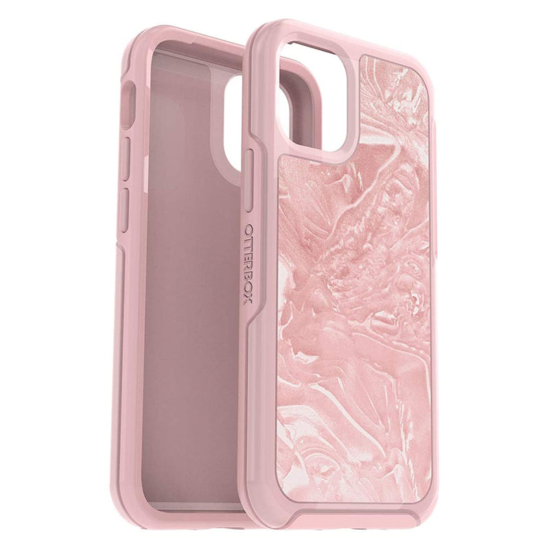 Otterbox Symmetry Clear Series Case For Iphone 12 Mini Shell Shocked Pink Interference Iridescent Pink Shell Shocked Graphic