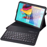 New Pu Leather Keyboard Case For Galaxy Tab S5E Sm T720 T725 Folding Leather Folio Cover Separable Pu Leather Case Cover Magnetically Wireless Keyboard