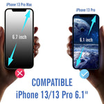 3 Pack Screen Protector For Iphone 13 13 Pro 5G Bubble Free Anti Scratch 9H Hardness Hd Clear Support Fingerprint Premium Glass Tempered Glass Film For Iphone 13 13 Pro 5G