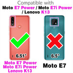 New For Moto E7 Power Motorola E7I Power Lenovo K13 Wallet Cas