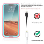 Gustave Iphone 13 Pro Max Waterproof Case Support Wireless Charging Waterproof Shockproof Dirt Proof Full Body Rugged Cover With Built In Screen Protector For Iphone 13 Pro Max 6 7 Inch