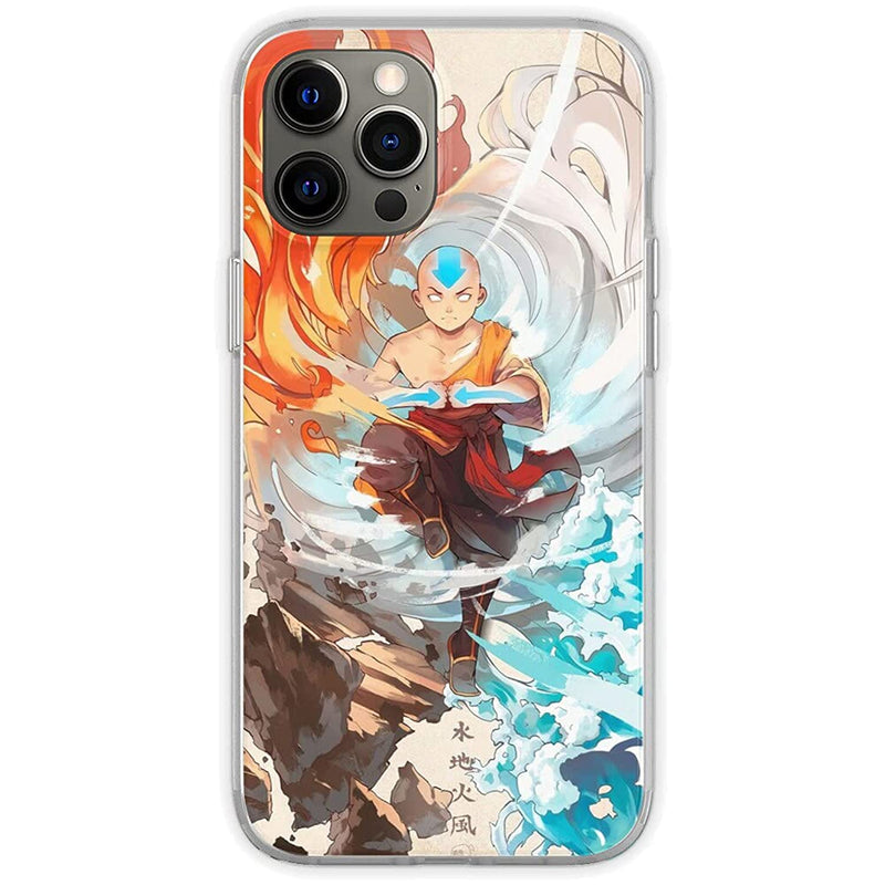 Compatible With Iphone 13 Pro Max Case Avatar The Last Airbender Avatar State Print Tpu Pure Clear Soft Phone Case Cover
