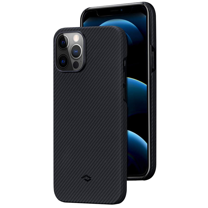 Pitaka Thin Phone Cover Compatible With Iphone 12 Pro Max 6 7 Air Case Selected 600D Premium Aramid Fiber Ultra Light Carbon Style Minimalist Phone Cover