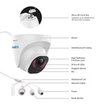 4K PoE Outdoor Security Camera RLC-820A with 8 Channel NVR With 2TB Hard Drive