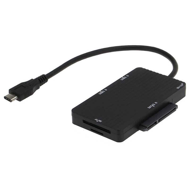 New Sedna Usb 3 1 Gen 1 2 Port Hub Card Reader Sata Iii Combo Adapter