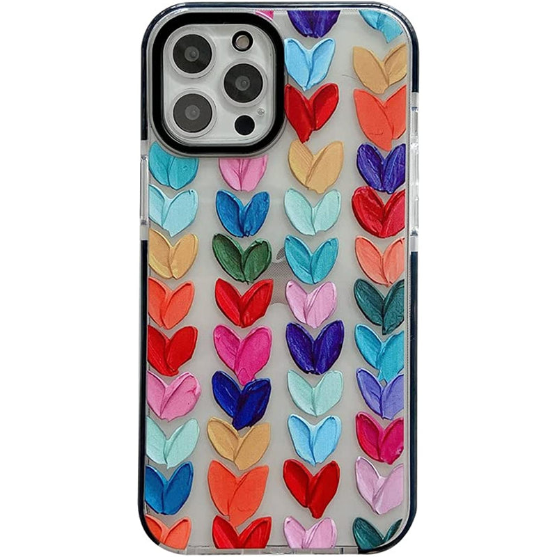 Cute Multicolor Heart Love Case For Valentines Day Gift