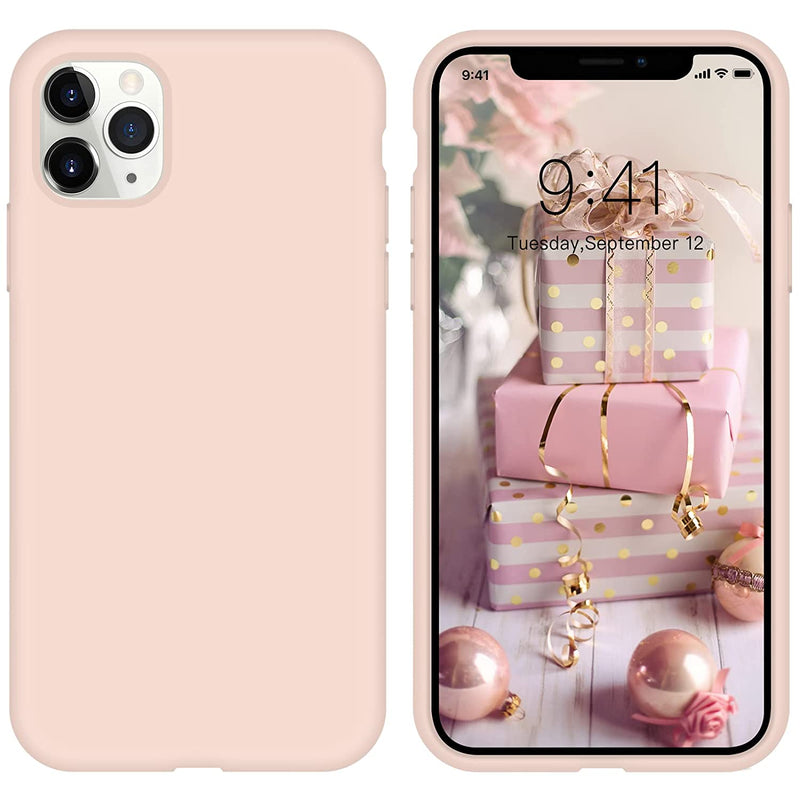 Iphone 11 Pro Case Liquid Silicone Gel Rubber Slim Phone Case Soft Anti Scratch Durable Microfiber Lining Full Body Shockproof Protective Smooth Cover For Iphone 11 Pro 5 8 Inch 2019 Pink
