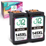 Ink Cartridge Replacement For Canon Pg 145Xl 2 Black Compatible To Pixma Ip2810 Mg2410 Mg2510 Mg2910 Mg3010 Ts3110