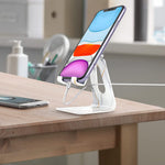 Adjustable Cell Phone Stand Creadream Marble Phone Stand Cradle Dock Holder Aluminum Desktop Stand Compatible With Phone Xs Max Xr 8 7 6 6S Plus Se Accessories Desk All Mobile Phones White Gold