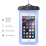 Cell Phone Waterproof Pouch Neck Strap Day Bags Sleeve Case For Iphone 12 Pro Max Samsung Galaxy S21 S20 Fe Note20 A31 A20S A51 Blu G91 G90 Pro Goole Pixel 5 4A 5G Blue