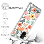 New Oneplus Nord N100 5G Case Orange Flower Floral Design With Screen Prot