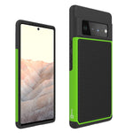 Coveron Grip Cover Designed For Google Pixel 6 Pro Case Dual Layer Rugged Phone Protector Green