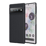 Cenmaso Aramid Fiber Case For Google Pixel 6 Pro Case Real Carbon Fiber Slim And Super Light Protective Case For Pixel 6 Pro Matte Black