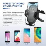 Cell Phone Holder For Car Phone Holder Mount With Suction Cup Dashboard Windshield Air Vent Upgraded Handsfree Stand Universal Compatible With All Mobile Phones