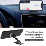 Calidaka Car Phone Mount Phone Mount For Car Windshield Air Vent Phone Holder Car Mount Phone Holder Desk Stand With Strong Magnets Compatible With Most Smartphonessize 2 67 1 49 0 11Inch