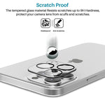 3 Pack L K Compatible For Iphone 13 Pro Iphone 13 Pro Max Camera Lens Screen Protector Hd Clear Tempered Glass Protector Scratch Resistant New Version Easy Installation Black Circle