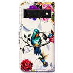 Pixel 6 Pro Case Bcov Hummingbird In Flowers Bird Leather Flip Phone Case Wallet Cover With Card Slot Holder Kickstand For Google Pixel 6 Pro 2021