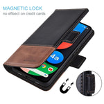 Kezihome Case For Pixel 4A 5G Genuine Leather Rfid Blocking Google Pixel 4A 5G Wallet Flip Case With Card Slots Stand Magnetic Phone Case For Google Pixel 4A 5G 6 2 Inch Black Brown