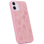 Mc Fashion Iphone 11 Pro Case Cute Cartoon Mickey Mouse Solid Color Faux Pu Leather Full Body Protective Skin Soft Tpu Case For Apple Iphone 11 Pro 5 8 Inch Baby Pink