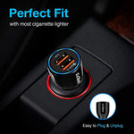 Usb Car Charger Adapter Qc 3 0 Dual Fast Charging 5 4A 30W 4X Faster For Iphone 13 12 11 Mini Pro Pro Max Xs X Xr 8 7 6 5 Ipad Pro Air Mini Galaxy Note S22 S21 S20 Ultra Plus More