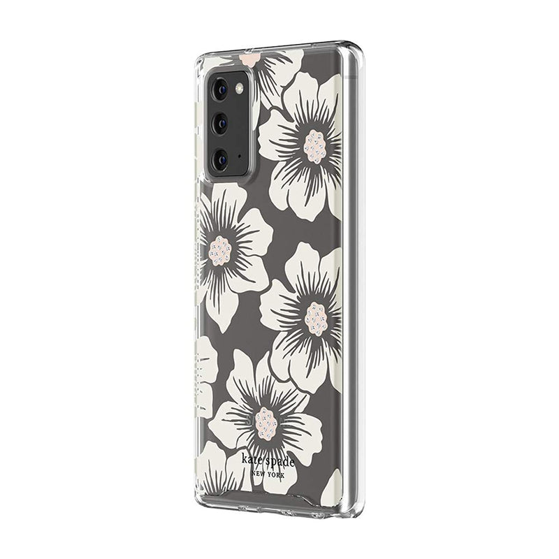 Kate Spade New York Protective Hardshell Case For Samsung Note 20 Samsung Note 20 5G Hollyhock Floral Clear