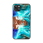 Exquisite Glass Phone Case With Design For Dragon Ball Compatible With Iphone 13 For Saiya Jin