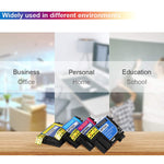 Ink Cartridge Replacement For Epson 702Xl 702 T702Xl Use With Epson Workforce Pro Wf 3720 Wf 3730 Wf 3733 Wf 3720Dwf Printer 4 Packs Kcmy