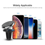 Floveme Magnetic Phone Car Mount Holder Car Air Vent Magnet Cell Phone Holder For Car Strong N52 Magnetic Car Phone Mount With 4 Pcs Metal Plate Compatible With Iphone 12 Pro 11