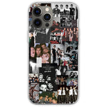Compatible With Iphone 13 Pro Max Case One Music Direction Collage Transparent Tpu Soft Print Silicone Shockproof Protective Phone Case Cover