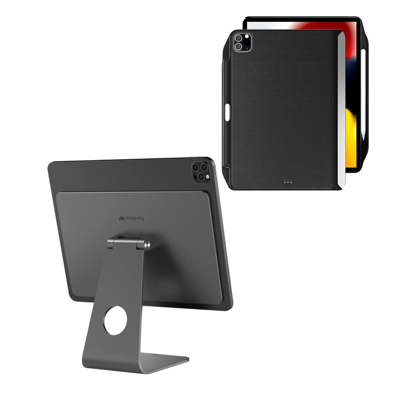 New Leather Coverbuddy Magnetic Ipad Case With Magmounr For Ipad Aluminum Alloy Magnetic Ipad Pro 11 Stand
