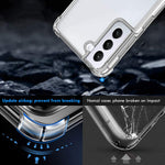 Cenmuttek Compatible With Samsung Galaxy S21 Clear Case 6 2 Case With 4 Raised Corners Soft Bumper Hard Back Shock Absorbing Anti Scratch Clear Case Compatible With Samsung S21 6 2 Inch 2021