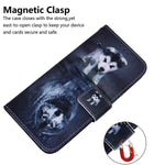 Emaxeler Compatible With Samsung Galaxy S21 5G Case Stylish Shockproof Pu Leather Flip Book Style Magnetic Wallet Protection Case With Stand Card Slot Cover For Galaxy S21 5G 2021 Txc Wolf And Dog