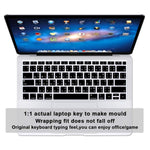 Thai Language Silicone Keyboard Cover Skin For Macbook Air 13 With Retina Display And Touch Id 2020 2019 2018 Model A1932 Keyboard Protector Skin Us Versions Black