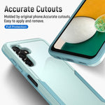 Samsung Galaxy A13 5G Case Galaxy A13 5G Case With Hd Screen Protector Yiakeng Hybrid Pc Tpu Shockproof Defender Pioneer Anti Shock Phone Case For Samsung Galaxy A13 5G Mint Green