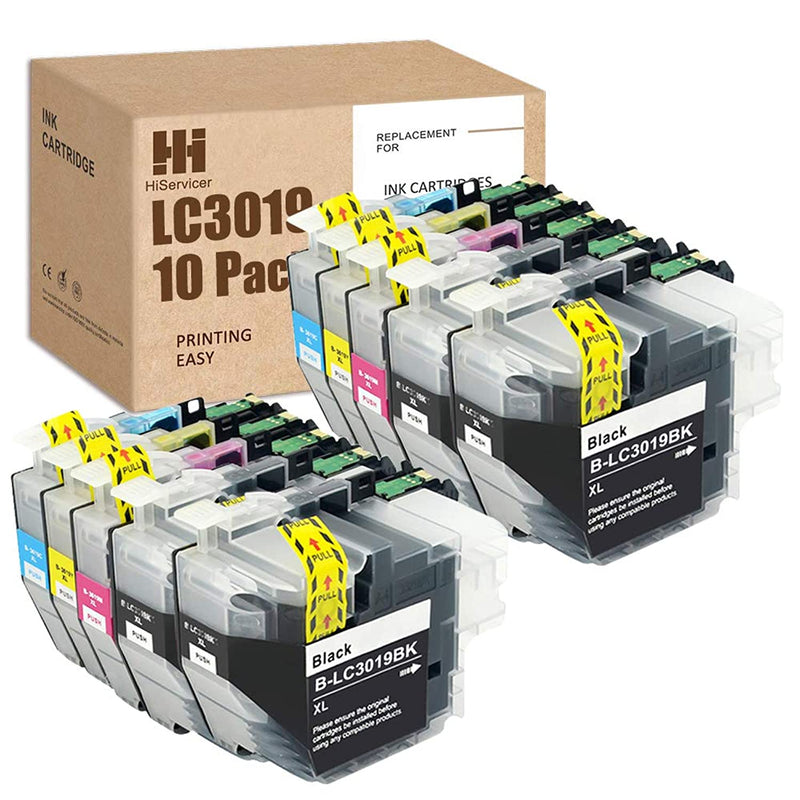 10 Pack Lc3019Xxl Compatible Ink Cartridges Replacement For Brother Lc3019 Lc3019Bk Lc3019C Lc3019M Lc3019Y Lc 3019Xxl For Mfc J5330Dw Mfc J6930Dw Mfc J6530Dw M