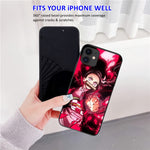 Cartoon Phone Case Nezuko Phone Case Anime Girls Phone Case Compatible With Iphone 13 Pro Comes With A Keychainmdzys 13Pro