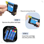 Ink Cartridge Replacement For Epson 212Xl T212Xl 212 Use For Workforce Wf 2830 Wf 2850 Expression Home Xp 4100 Xp 4105 Printer 2 Black 1 Cyan 1 Magenta 1 Yello