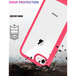 Lumarke Iphone Se 3 Case 2022 Iphone Se 2020 Case Iphone 8 Case Iphone 7 Case With Tempered Screen Protector Military Grade Cover Slim Protective Phone Case For Iphone 6 7 8 Se2 Se3 2022 Pink