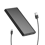 Slim Portable Charger Babaka 10000Mah Usb C Power Bank Ultra Compact Dual Outputs Micro Type C Usb Input External Cell Phone Battery Pack For Iphone 11 12 Samsung Galaxy And More