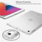 New Ipad 10 2 2021 2020 2019 Clear Case Ultra Thin Transparent Soft Tpu Back Cover Resistant Flexible Case For Ipad 9Th 8Th 7Th Generation Clear