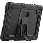 New Saharacase Defence Series Case For Samsung Galaxy Tab A8 10 5 Inch 2021 Shockproof Bumper Rugged Protection Antislip Integrated Kickstand Black