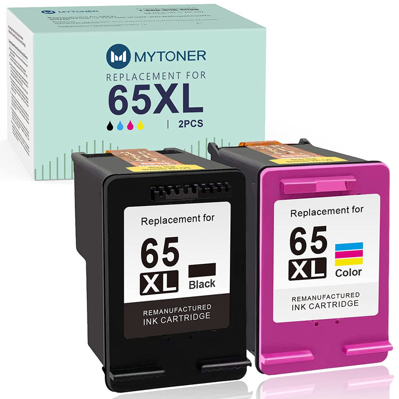 Ink Cartridge Replacement For Hp 65Xl 65 Xl High Yield Ink For Hp Envy 5052 5055 5058 Deskjet 2622 3755 2624 2652 2655 3720 3752 3721 3722 3723 3758 Printerbla