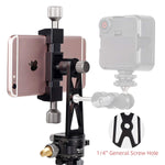 Cp 5 Universal Metal Smart Phone Tripod Mount With Arca Style Release Plate For Iphone Xs Xs Max X 8 7 Plus Samsung Cell Phone Tripod Holder Clip Adapter