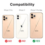 Ismabo Case For Iphone 11 Pro Max Clear Protective Casemilitary Grade Drop Tested Slim Thin Anti Drop Clear Hard Back And Soft Bumper Shockproof Cover Case For Iphone 11 Pro Max 6 5 Gold Rim