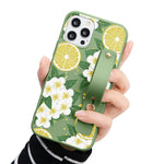 Yoedge Hand Strap Case For Samsung Galaxy S20 Fe 5G S20 Lite S20 Fan Edition With Convertible Stand Soft Silicone Shockproof Bumper Adjustable Wrist Strap Holder Cover 6 5 Inch Lemon Flower