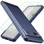 New For Pixel 6A Case Goggle 6A Case With Screen Protector Shock Absorptio