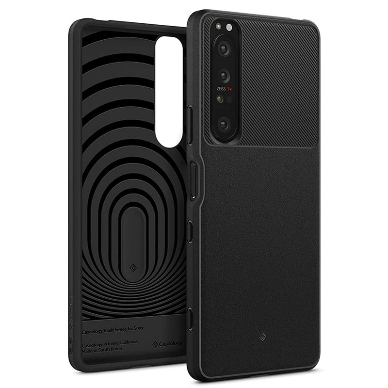 Caseology Vault Compatible With Sony Xperia 1 Iii Case 2021 Matte Black