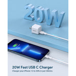 Usb C Charger Cokoeye For 20W Iphone Portable Charger 2Pack Usb C Wall Charger Block And Power Adapter Compatible With Iphone 13 13 Pro 13 Pro Max 12 12 Pro 12 Pro Max 11 Series